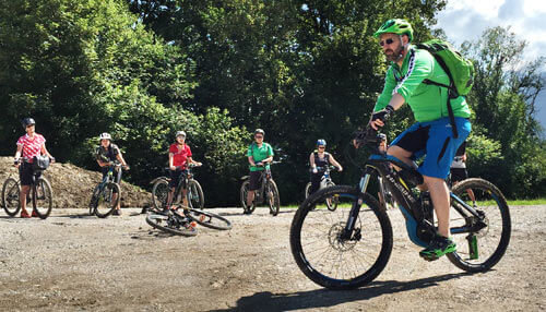 e-bike-fahrtechnik-training-mtb-allgaeu MTB Fahrtechnik Camp im Allgäu