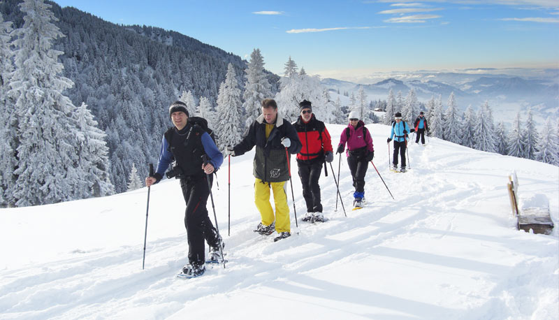 Schneeschuhwandern im Allgäu – Naturerlebnis im Pulverschnee